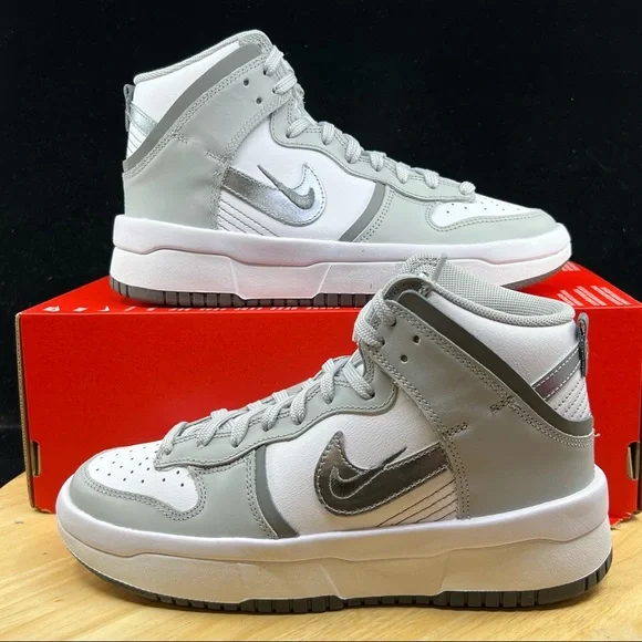 Nike | Shoes | Wmns Nike Dunk High Up Light Smoke Grey White Nike | Shoes | Wmns Nike Dunk High Up Light Smoke Grey White